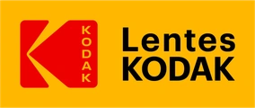 Logo Lentes Kodak, lentes para óculos vendida na Ótica Líder em Cuiabá