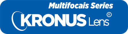 Logo Kronus Lens, lentes multifocais vendida na Ótica Líder em Cuiabá